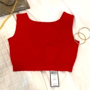 ❤️ BCBG Maxazria Red Crop Top ❤️